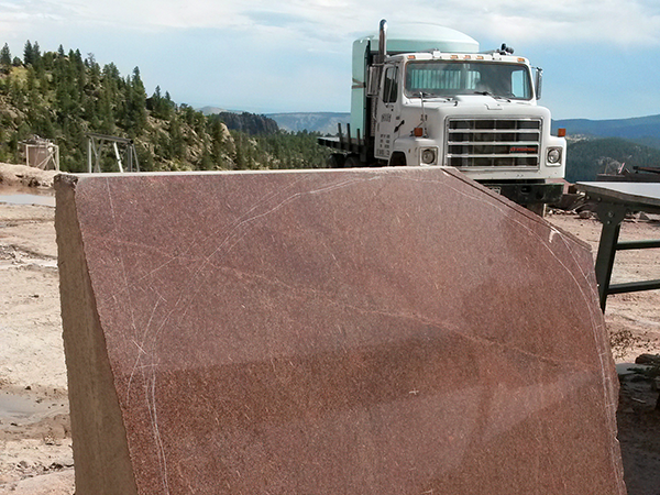 Shaping stone into a monument